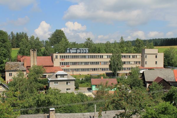 The Dřevotvar Cooperative complex in Jamné nad Orlicí before modernization